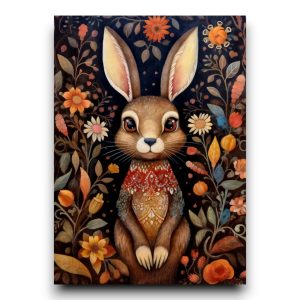 A6 Ansichtkaart – Cosy Forest: Haas