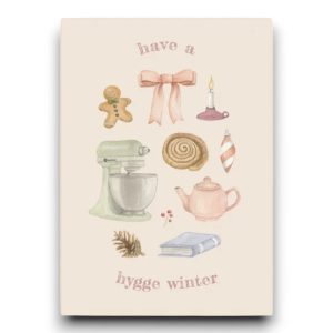 A6 Ansichtkaart – Hygge Winter