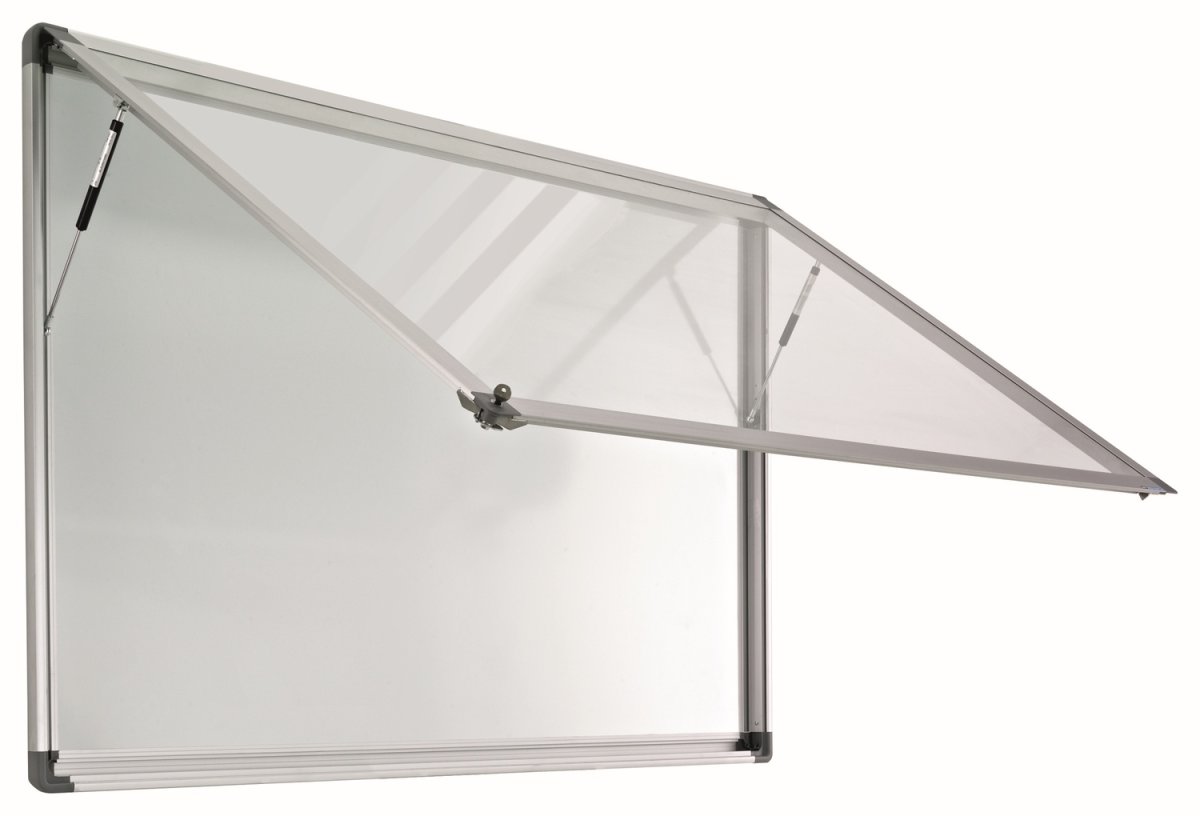 Binnen-/buitenvitrine Recto – Glazen vleugeldeur met gasveer - Afbeelding 3