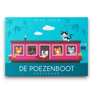 A6 Ansichtkaart – De poezenboot