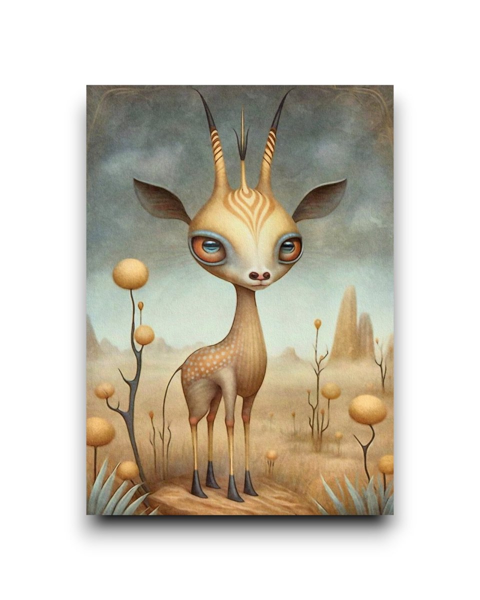 A6 Ansichtkaart – Savanna Animals: Antiloop
