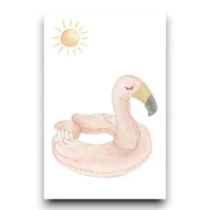 Minikaartje – Flamingo zwemband