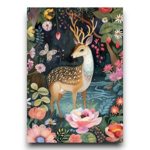 A6 Ansichtkaart – The Chinese Garden: Hert