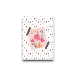A6 Ansichtkaart – With Love