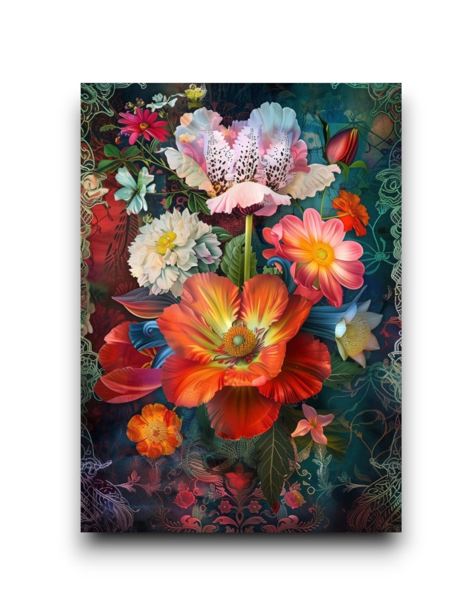 A6 Ansichtkaart – Flowers of the Dutch Masters: No. 6 - Afbeelding 2
