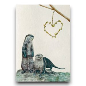 A6 Ansichtkaart – Ottertjes