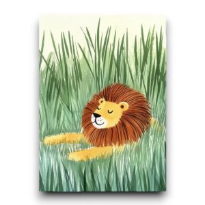 A6 Ansichtkaart – Lion