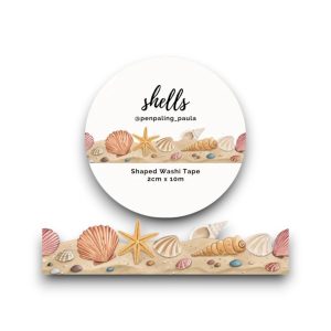 Washitape – Shells SHAPED