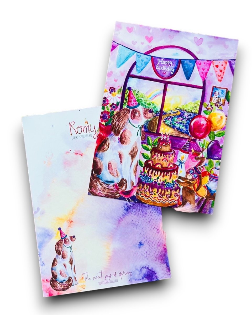 A6 Ansichtkaart – Regenboogparty