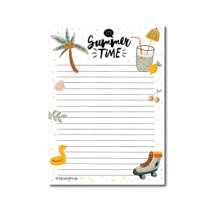 A5 Schrijfblok – Summer time