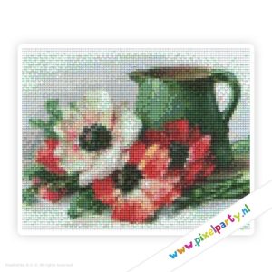 #4A021 – Kan met bloemen
