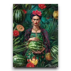 A6 Ansichtkaart – Frida Kahlo: Watermelon