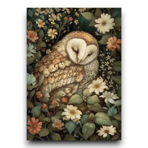 A6 Ansichtkaart – Sweet Dreams: Uil