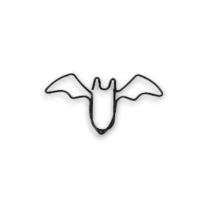 Papierclip – Vleermuis