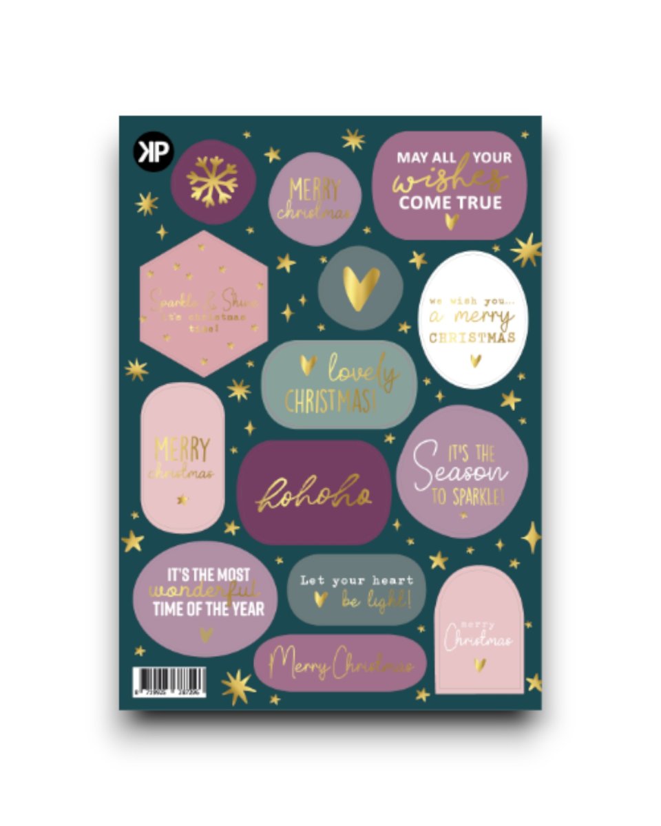 Stickervel – Merry Christmas - Afbeelding 2