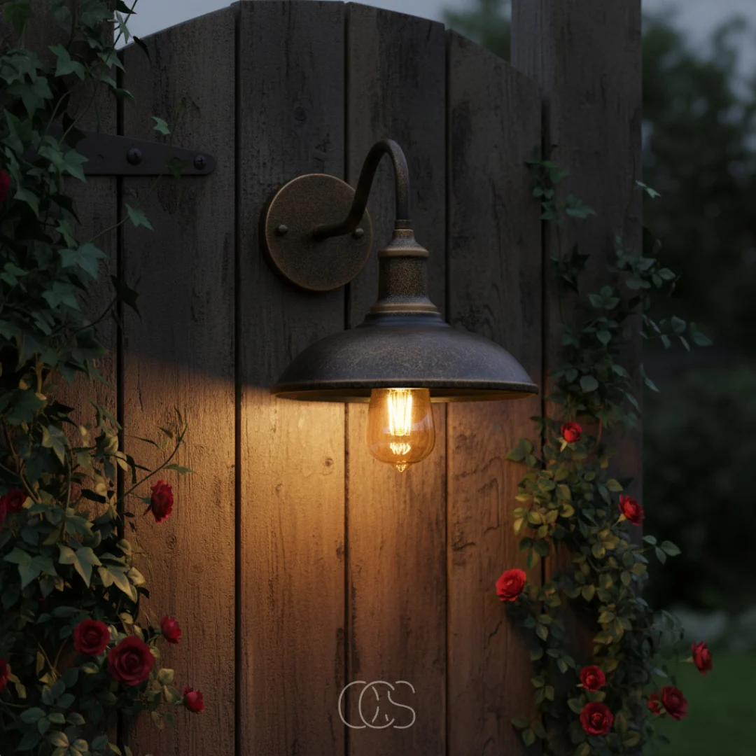 OCS - Vintage buiten wandlamp - Afbeelding 2
