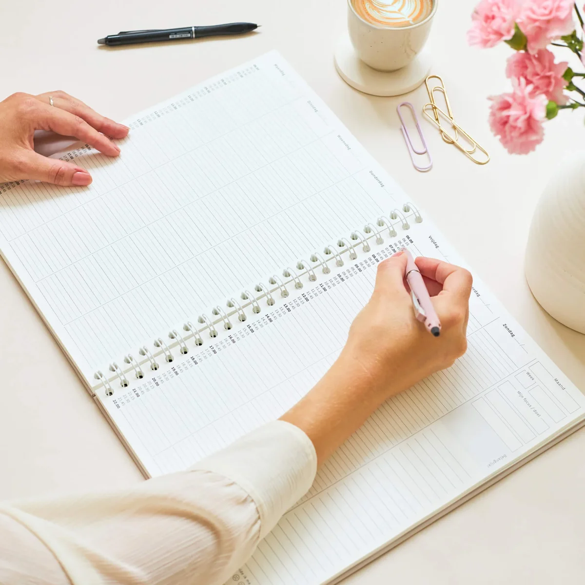 Weekplanner A4 planboek Taupe - Afbeelding 9