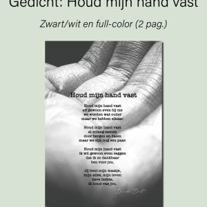 Gedicht ‘Houd mijn hand vast’