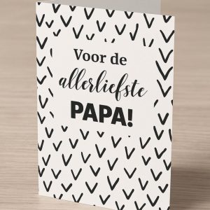 Ansichtkaart: Voor de allerliefste papa