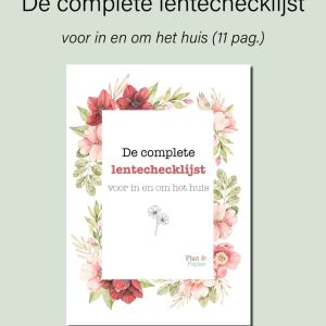 De complete lentechecklijst voor in en om het huis