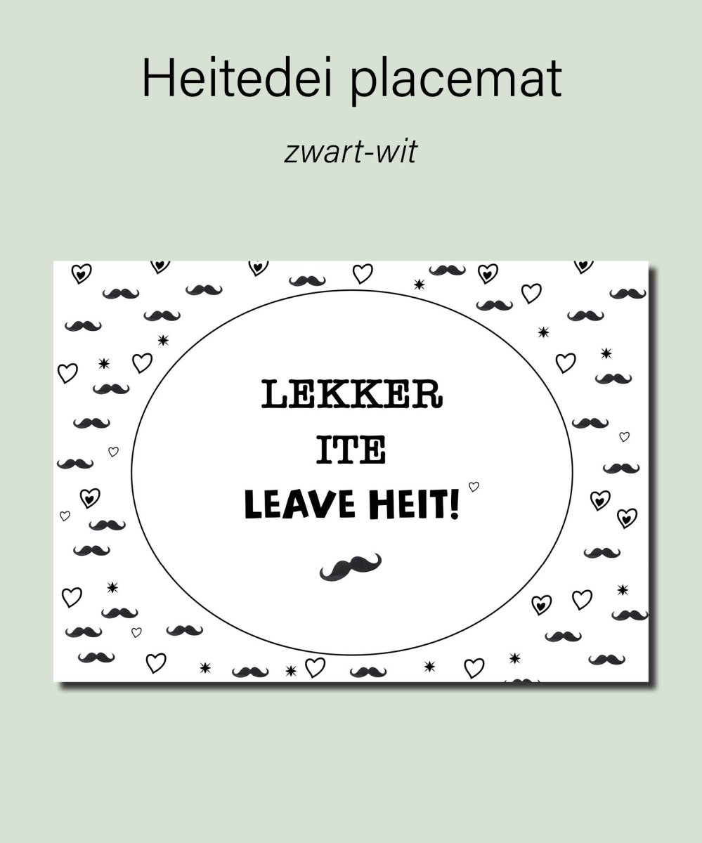 Heitedei placemat - Afbeelding 3