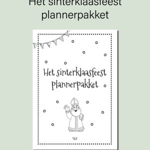 Het sinterklaasfeest plannerpakket