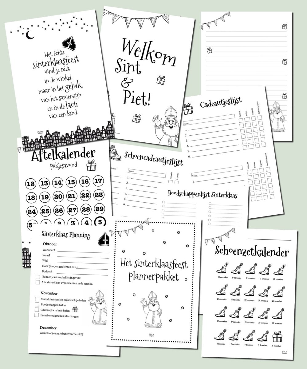 Het sinterklaasfeest plannerpakket - Afbeelding 5