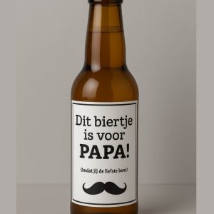 Vaderdag bieretiket