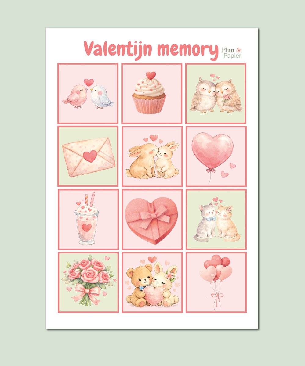 Valentijn memory